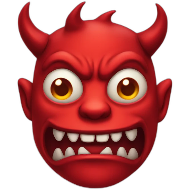Devil face emoji