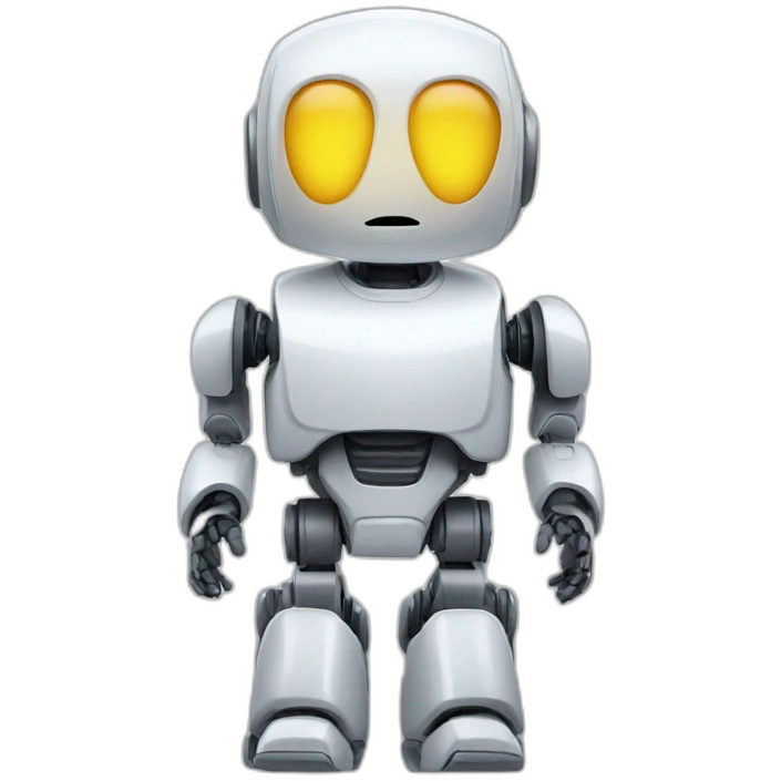 White Male Robot emoji