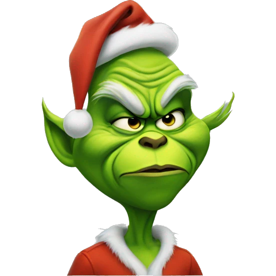 Baddie grinch emoji