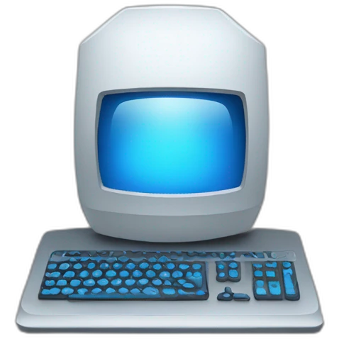 Cyber security computer emoji
