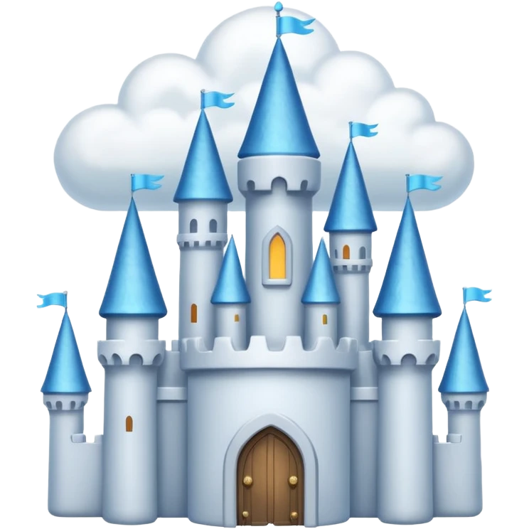 cloud castle emoji