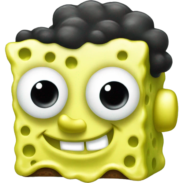 cute and smooth spongeBob emoji