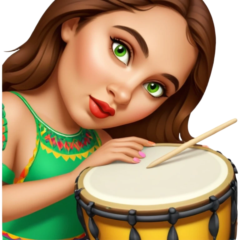 Festive Drummer emoji