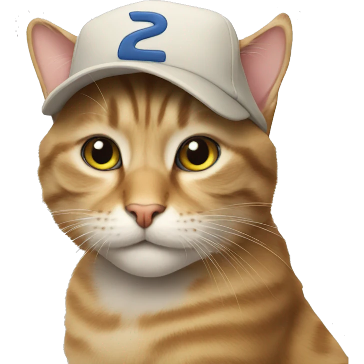 cat with cap emoji