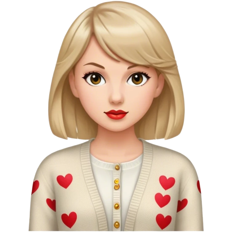 Taylor swift cardigan  emoji