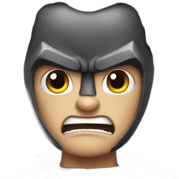 Angry Batman emoji