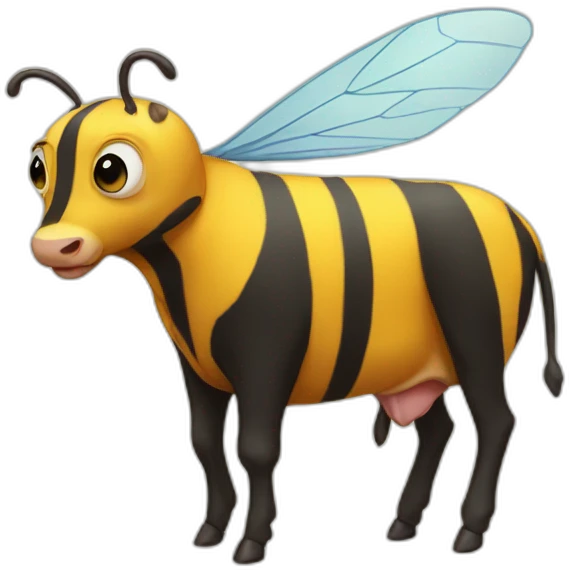 bee cow emoji