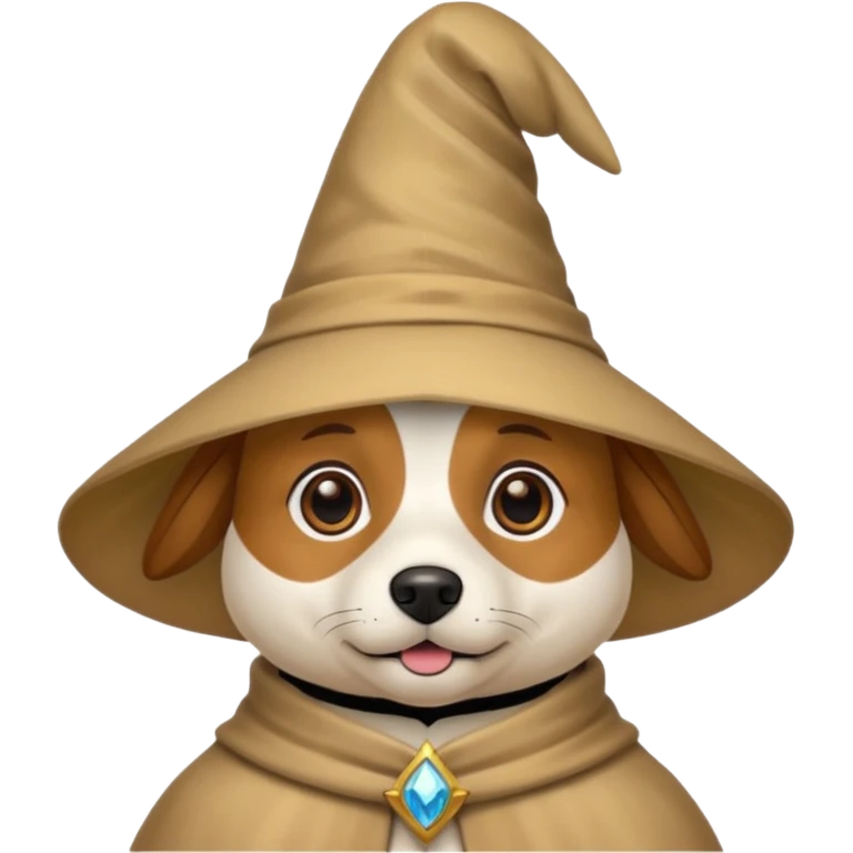 Dog wizard emoji