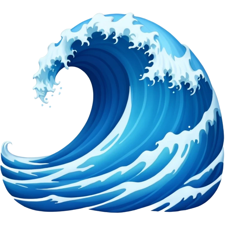 Ocean wave emoji