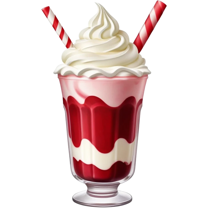 Red velvet milkshake  emoji
