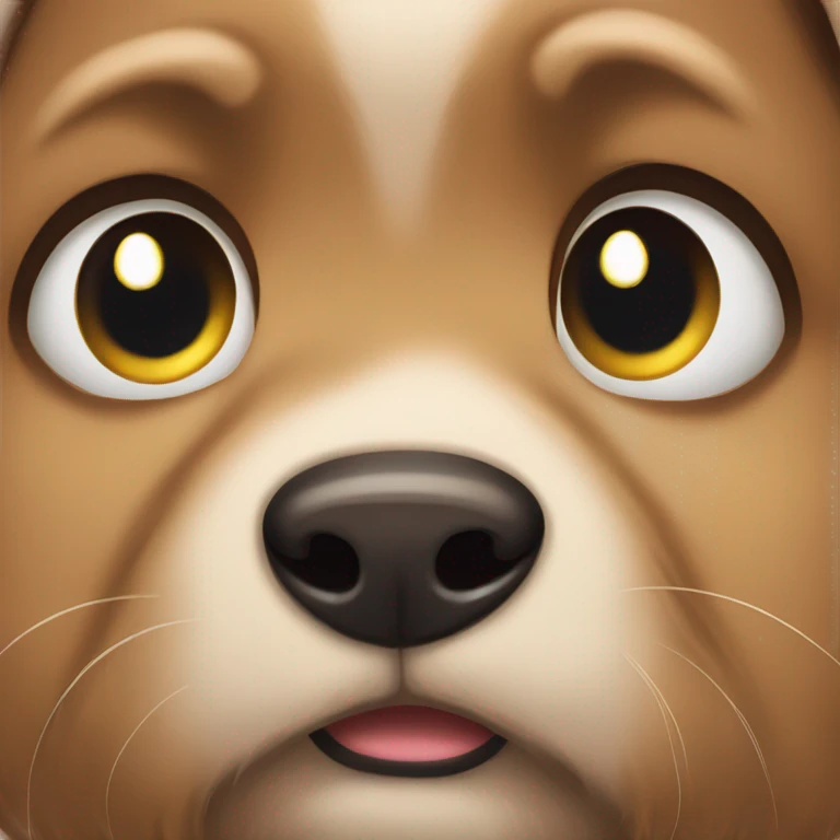 puppy eyes with tears emoji