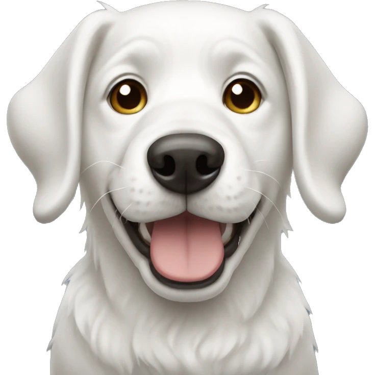 White dog emoji