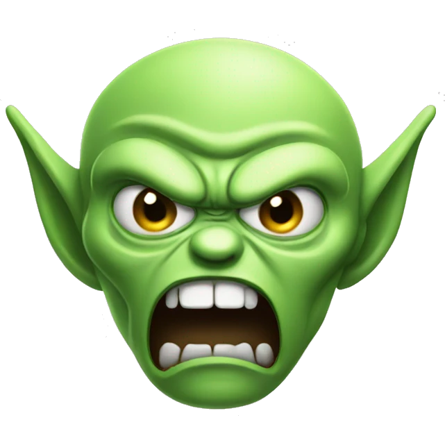 Angry Alien ios emoji