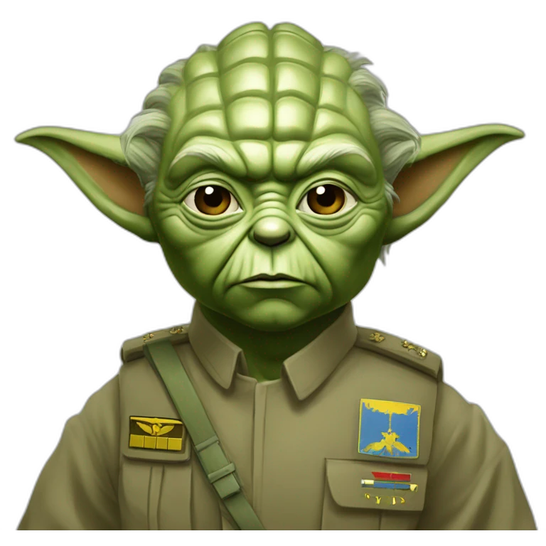 Yoda general Ukraine army shevron Zaluzhny emoji