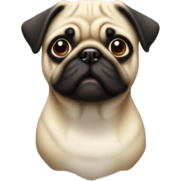 Perro pug emoji