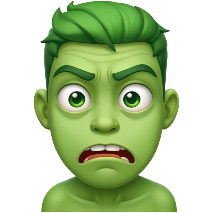 inside out character disgust emoji