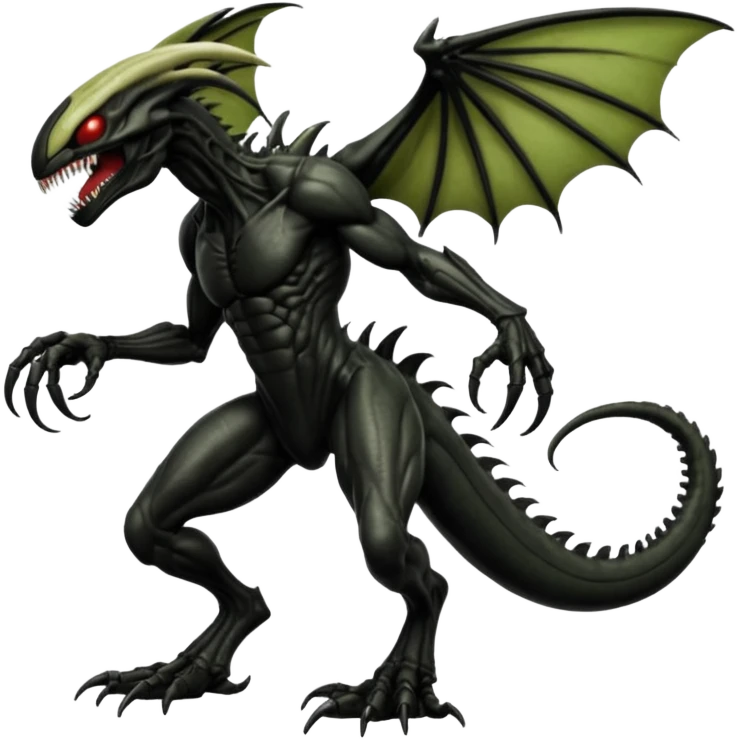 Venom-Xenomorph-Darkrai-Scyther-fusion, full body emoji