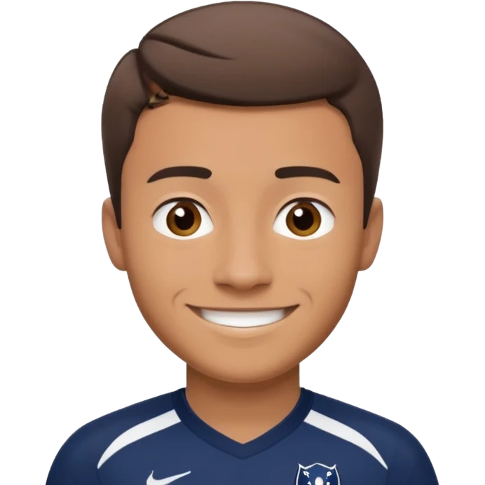 man in tottenham hotspurs kit emoji