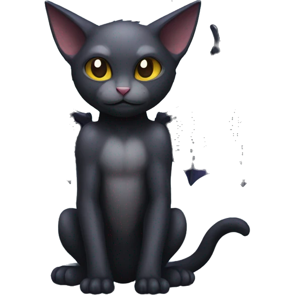 Dark-type-Psychic-type-Fakémon-Bat-Cat full body emoji
