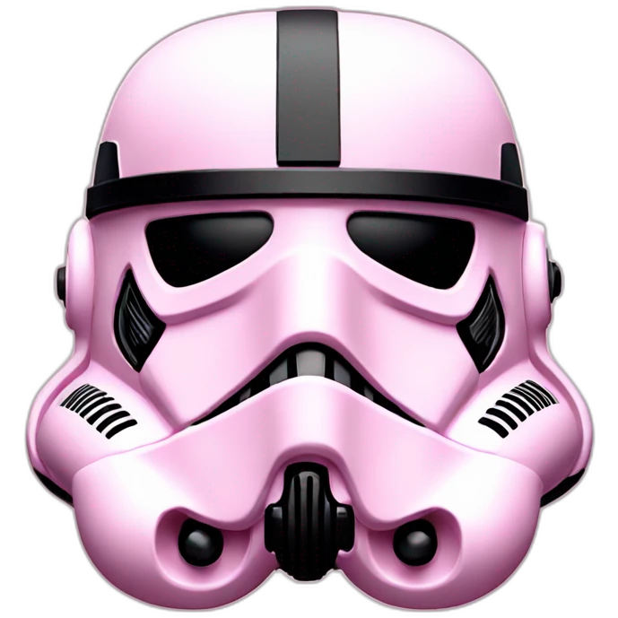 Pink stormtrooper emoji