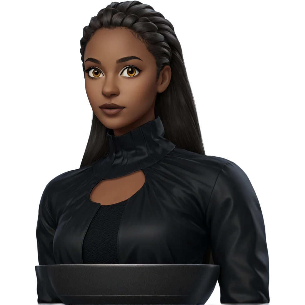 dark beauty in focus emoji