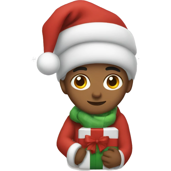 A cozy christmas emoji