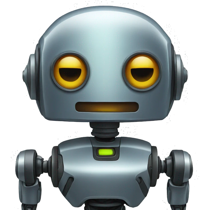 robot saying chut emoji