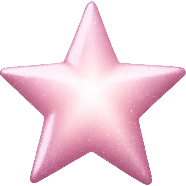 pale pink star sparkle emoji