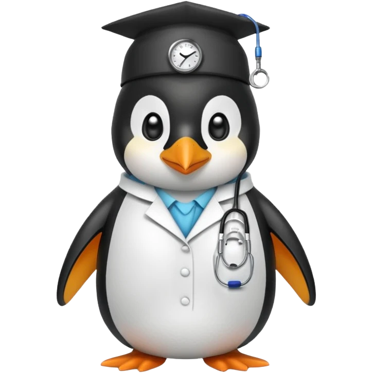 doctor penguin emoji