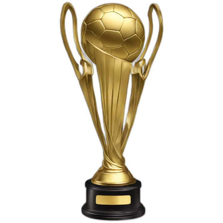 copa libertadores trophy con un 7 impreso emoji