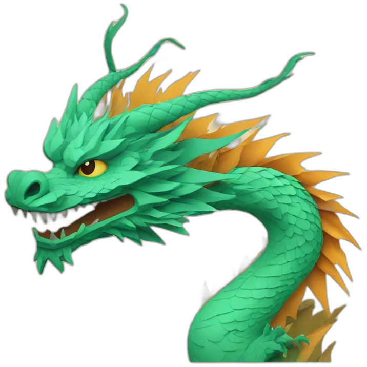 Chinese paper dragon emoji