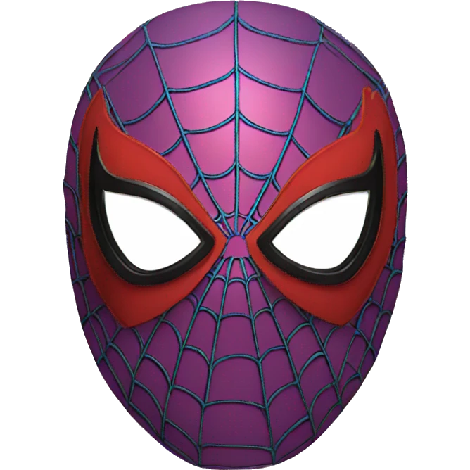 spiderman rainbow mask emoji