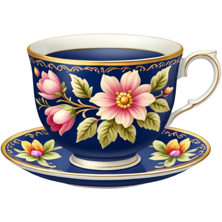 antique floral teacup emoji