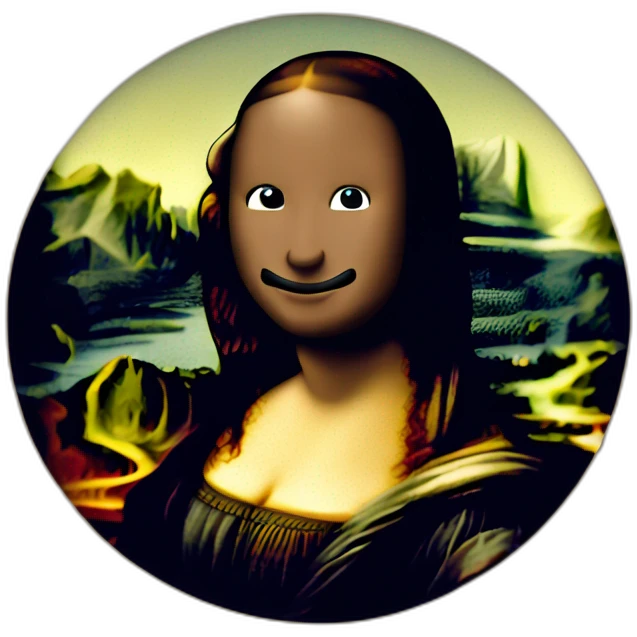 Mona lisa emoji