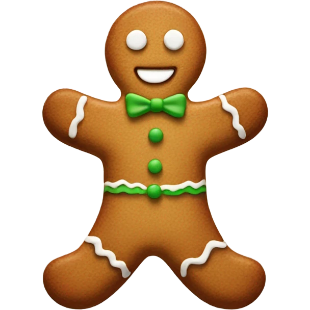 Gingerbread man  emoji