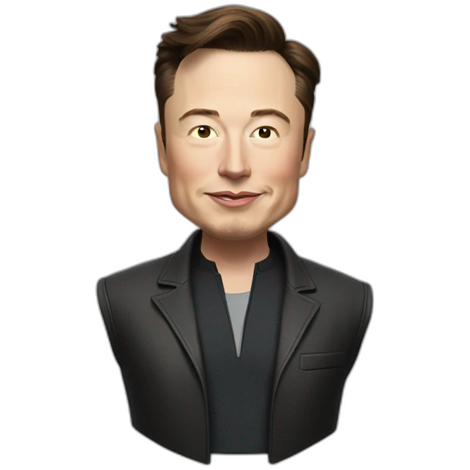 elon musk con untesla emoji