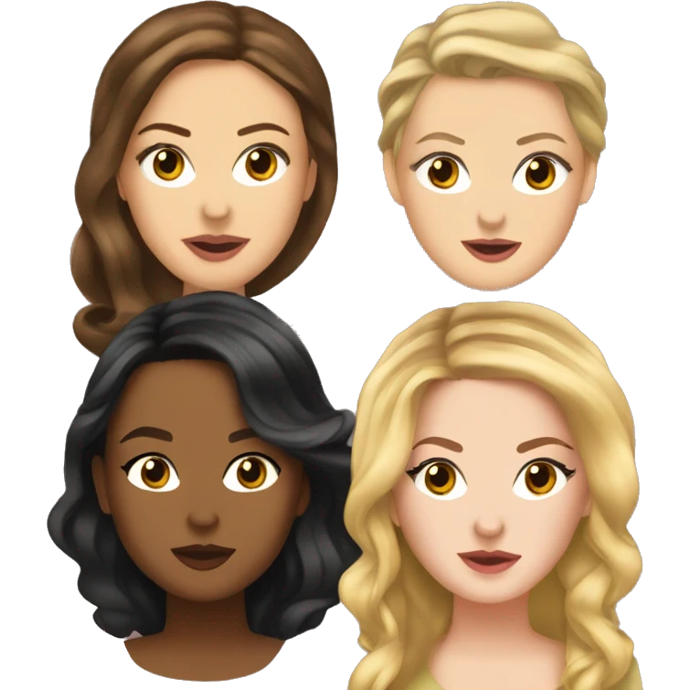 Blair and Serena gossip girl emoji