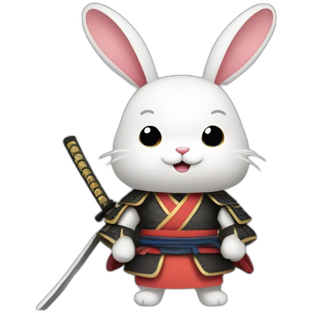 samurai rabbit emoji