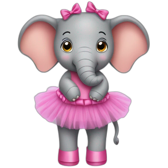 elephant-with-a-tutu emoji