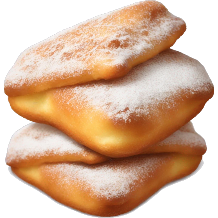 beignets with little sugar emoji