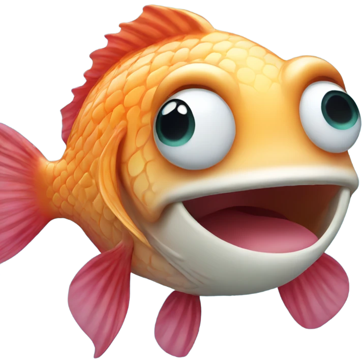 fish blowing kisses emoji