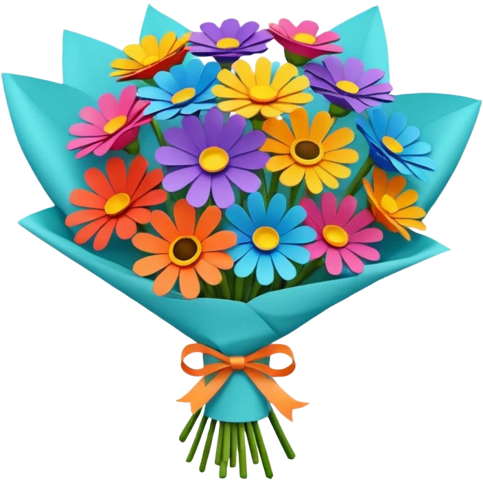 Bouquet Flower Wrap emoji