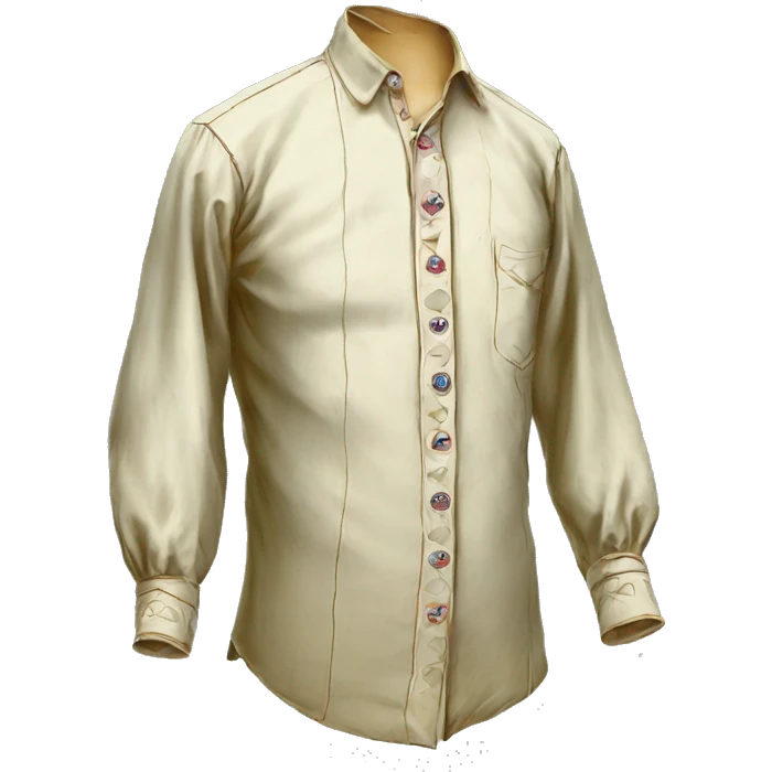 men's shirt 19th century emoji
