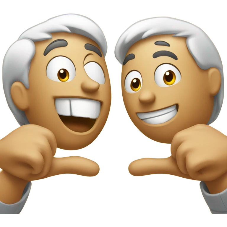 emoji unknowingly shaking hands emoji