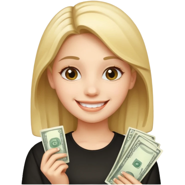 Money girl emoji
