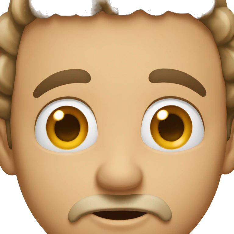 Italian man have a surprised  emoji