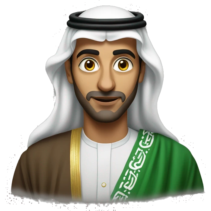 photorealistic Faisal of Saudi Arabia emoji