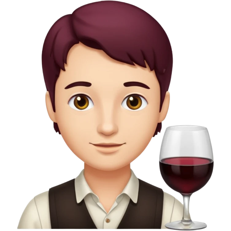 a wine taster emoji