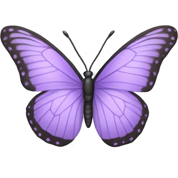 Pastel purple butterfly  emoji