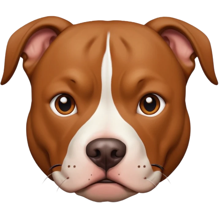 Pitbull face emoji